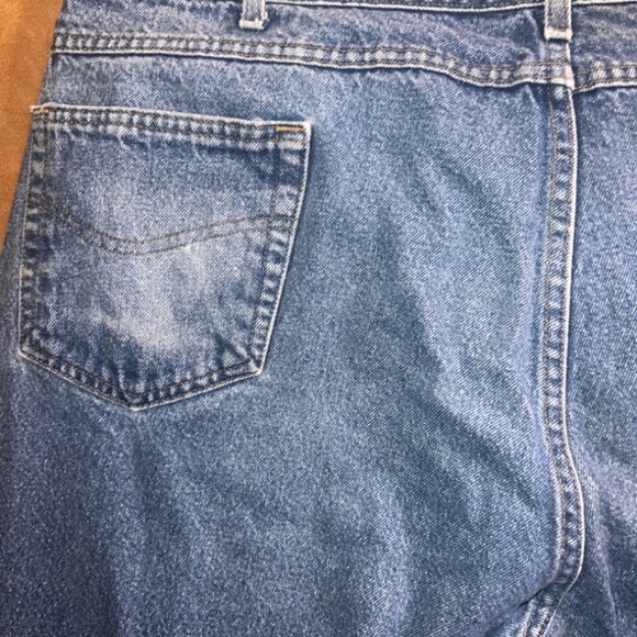 Vtg Carhartt Men 46 x 32 Denim Relaxed Fit Work 5 Pocket Jeans‎ Pants (S) - Picture 12 of 12